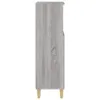 vidaXL Badschrank Grau Sonoma 30x30x100 cm Holzwerkstoff Produktbild-Vorschau 9