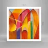 Poster - Poster ohne Rahmen - Abstraktion modern - 60x60 cm Produktbild-Vorschau 4