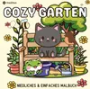 Cozy Malbuch für Erwachsene Garten Malbuch - Süße Motive Produktbild-Vorschau 1