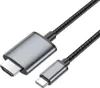 HOCO Câble type C vers HDMI 4K 30Hz UA27 2m gris acier Voir les images du produit 6