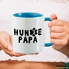 Huuraa Kaffeetasse Hundepapa Tapse 330ml Blau Keramik Produktbild-Vorschau 3