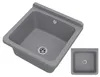 Granitan | Lavello da lavoro - ORTA - con sifone - Grigio - Anteprima dell’immagine prodotto 1
