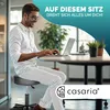 CASARIA® 2x Sgabello con Ruote Regolabile 46-60 cm in Pelle Anteprima dell’immagine prodotto 8