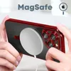 Avizar, MagSafe Hülle iPhone 14 Pro Chromrand  Rot Produktbild-Vorschau 3