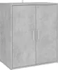 vidaXL Schuhschrank Betongrau 60x35x70 cm Holzwerkstoff Produktbild-Vorschau 10