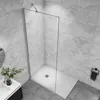 A modern bathroom with a walk-in shower. Produktbild-Vorschau