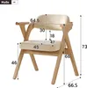 Sweiko 2 chaises de salle à manger pliantes, chaises de Voir les images du produit 4