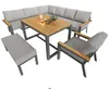 L-förmiges Gartensofa-Set für 8 Personen – Terrassenmöbel Produktbild-Vorschau 9