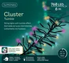 Lumineo Lichterkette Cluster 768 LED 7 m Sanftes Bunt, Produktbild-Vorschau 7