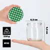 KADAX Pots à conserves avec couvercle "Salla", Pots à Voir les images du produit 2