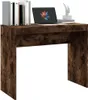 vidaXL Stôl Smoked Oak 90x40x72 cm odvodený výrobok z dreva Náhľad obrázku produktu 4
