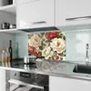 Küchenrückwand Spritzschutz Glas mit Motiv Florales Produktbild-Vorschau 2