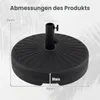 COSTWAY Stojan na slnečník 22 l/25 kg, naplňiteľný Náhľad obrázku produktu 3