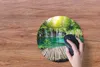 MuchoWow® Mauspad Mousepad Brücke - Wasserfall - Natur Produktbild-Vorschau 3