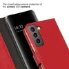 Selencia Echtleder Klapphülle Samsung Galaxy S22 - Rot Produktbild-Vorschau 4