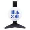 A white sphere with blue PlayStation symbols on a black stand. Anteprima dell’immagine prodotto