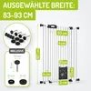BOMI® Tierschutzgitter Merle mit Katzenklappe 73-161 cm Produktbild-Vorschau 2
