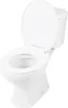 Differnz WC-Kombination Set WC Tiefspüler mit Spülrand weiß Produktbild-Vorschau 2