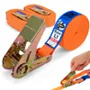 3er Set Spanngurt-Ratsche 27x5000 mm orange Produktbild-Vorschau 1