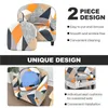 2 kusy potahu na židle Club Chair Covers, Stretch Printed Náhled obrázku produktu 7