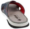 RIEKER 25250-14 Herren Pantolette blau Textil - Größe: 42 Produktbild-Vorschau 3