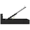 CLORIS Bett mit Bettkasten Hydraulisch LED Dunkelgrau Stoff Produktbild-Vorschau 6