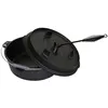 Dutch Oven Set Gusseisen Deckelheber Feuertopf Schmortopf Produktbild-Vorschau 4