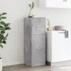vidaXL Apothekerschrank Betongrau 40x41x118 cm Produktbild-Vorschau 3