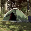 vidaXL Tenda da campeggio a cupola 2 persone Verde Anteprima dell’immagine prodotto 2