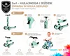 Hulajnoga Dla Dzieci Empire Ride Jeździk 2w1 Scoot Podgląd zdjęcia produktu 9