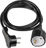 AS SCHWABE Prolunga in PVC 2m, nera (50212) Anteprima dell’immagine prodotto 5