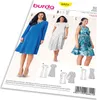 Wzór Burda 6821 – sukienka w kształcie litery A, sukienka Podgląd zdjęcia produktu 1