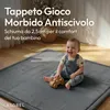 CASABEL Tappeto Gioco Neonato in Velluto Grigio 150×180 cm, Anteprima dell’immagine prodotto 3
