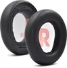 Two black ear pads for headphones are shown against a white background. Produktbild-Vorschau