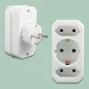 Logilink Steckdosenadapter 2x Euro und 1x Schukon weiß Náhľad obrázku produktu 9