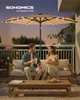 SONGMICS Sonnenschirm Ø 270 cm mit 32 LED-Lämpchen Produktbild-Vorschau 2