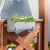 KADAX Blumentopf "Castro", Topf mit Griffen, 60cm, Hellgrau Produktbild-Vorschau 5