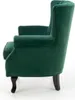 Fotel do salonu TITAN VELVET ciemnozielony Podgląd zdjęcia produktu 4