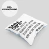 Trendation - Papa Deko-Kissen mit Füllung 40x40 Geschenk Produktbild-Vorschau 3