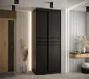 Kleiderschrank YVONA 10 - 100/45 cm, schwarz / schwarz Produktbild-Vorschau 1
