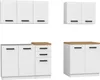 A set of modular kitchen cabinets and base units, presented in a clean, studio setting. Produktbild-Vorschau