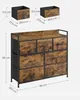 Commode industrielle de couleur marron rustique, grande Voir les images du produit 5