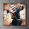 Coloray Uhr auf Leinwand 30x30 cm Wand Uhr Dekoration Produktbild-Vorschau 2
