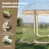 COSTWAY Transparentes Pop up Zelt, tragbares Wurfzelt für Produktbild-Vorschau 8