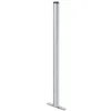 Verzinkter Stahlpfosten für Straßenmülltonne 60x1200mm Produktbild-Vorschau 1