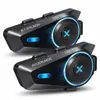 Interfono moto kit 2 pezzi FARROT D10 MAXRUNON Bluetooth Anteprima dell’immagine prodotto 1