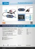 A collage of images showcasing a battery charger and its features, along with technical specifications and compatibility information. Náhled obrázku produktu