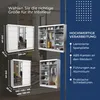 Brent - Kleiderschrank mit Spiegel Tom, Schlafzimmerschrank Produktbild-Vorschau 3