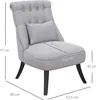 HOMCOM Fauteuil relax avec coussin de dossier, fauteuil, Voir les images du produit 13