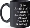 Mr. & Mrs. Panda Kaffeetasse Spruch Architekt Chaos - Produktbild-Vorschau 2